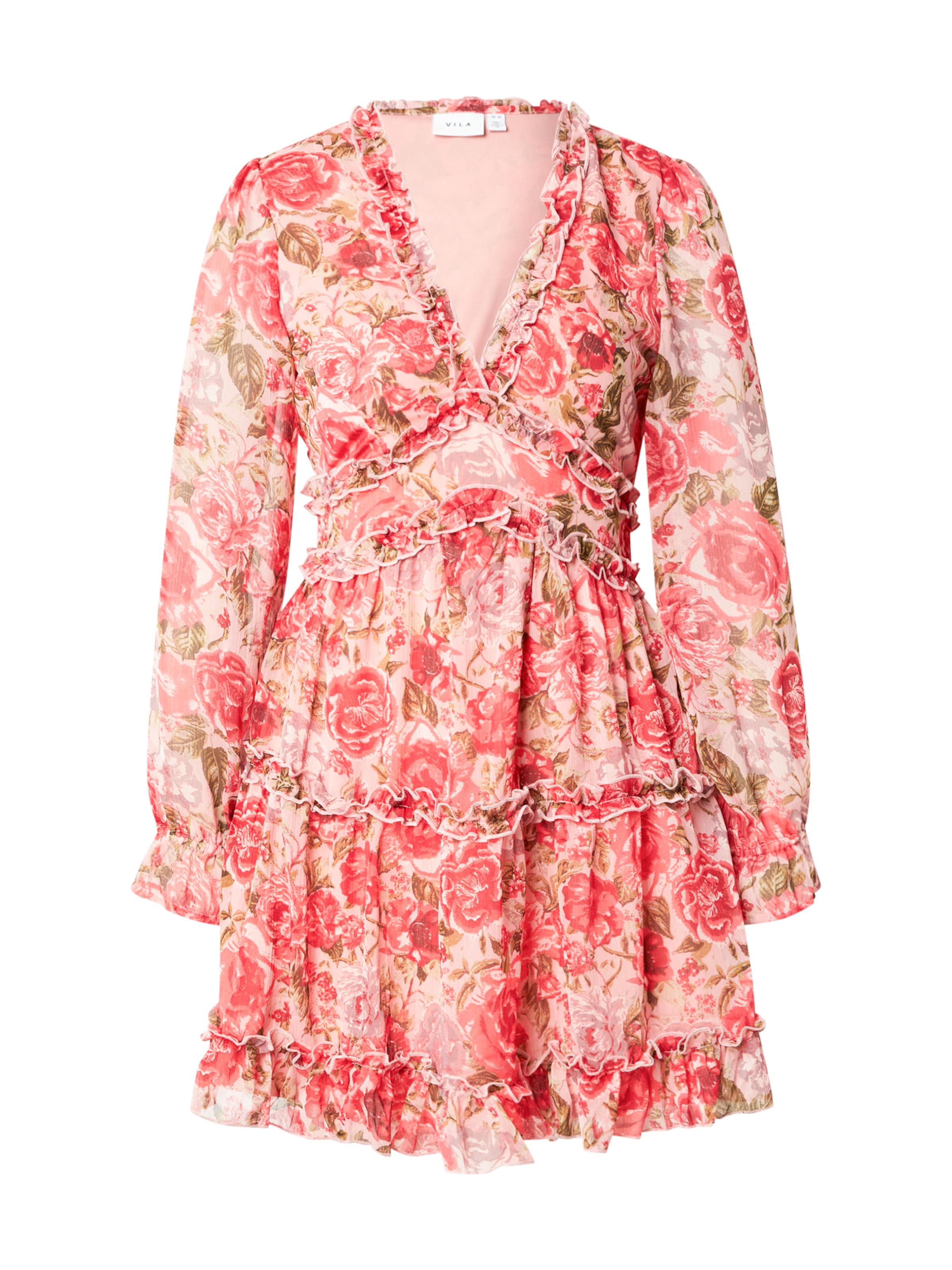 Abito 'VIEMSA' di VILA in rosso: frontale