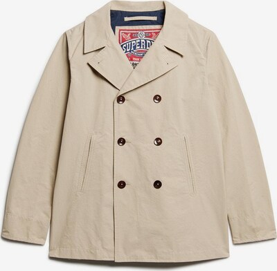 Superdry Manteau mi-saison en crème, Vue avec produit