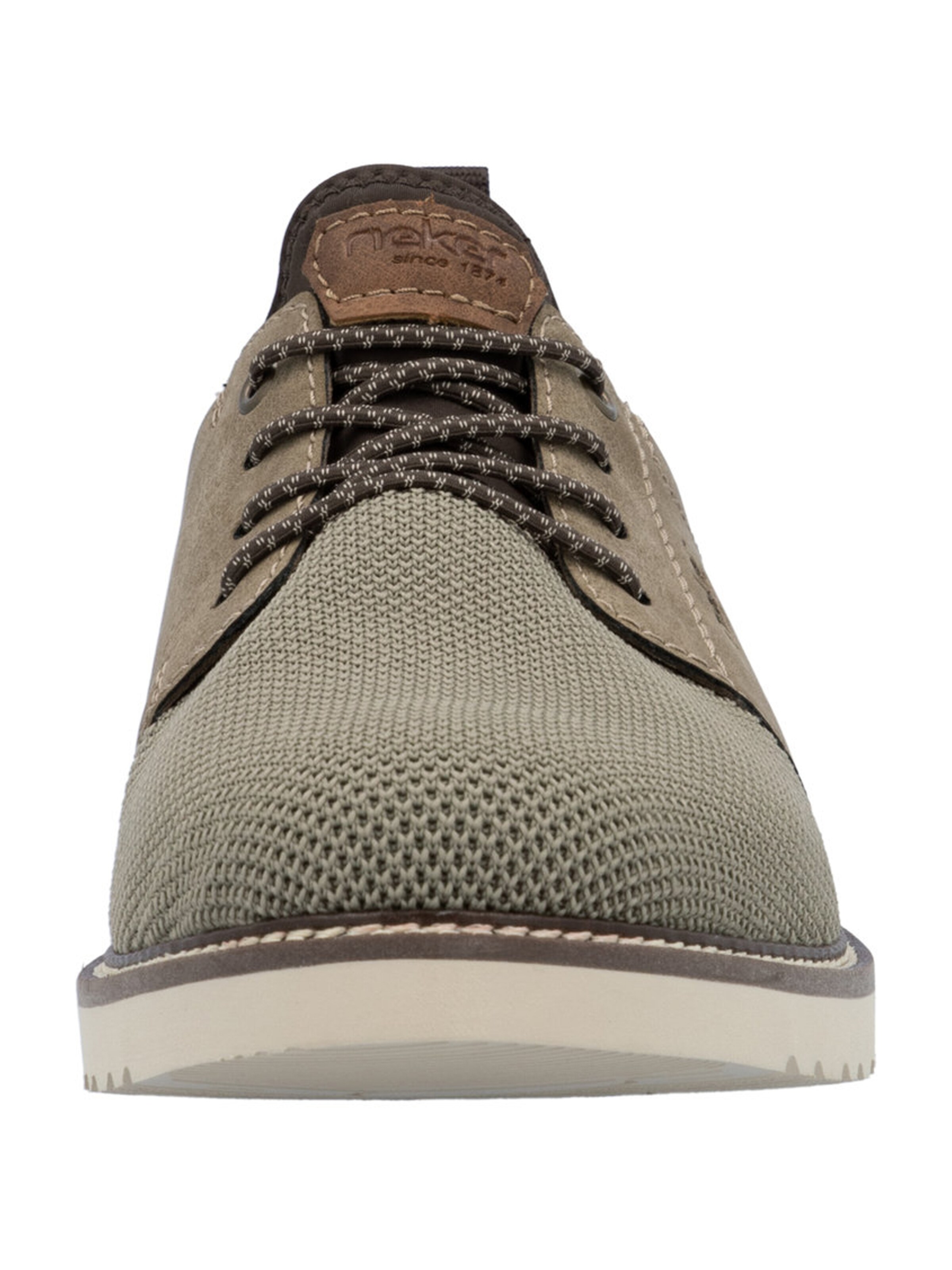 Rieker - Sapatilha com atacadores em bege