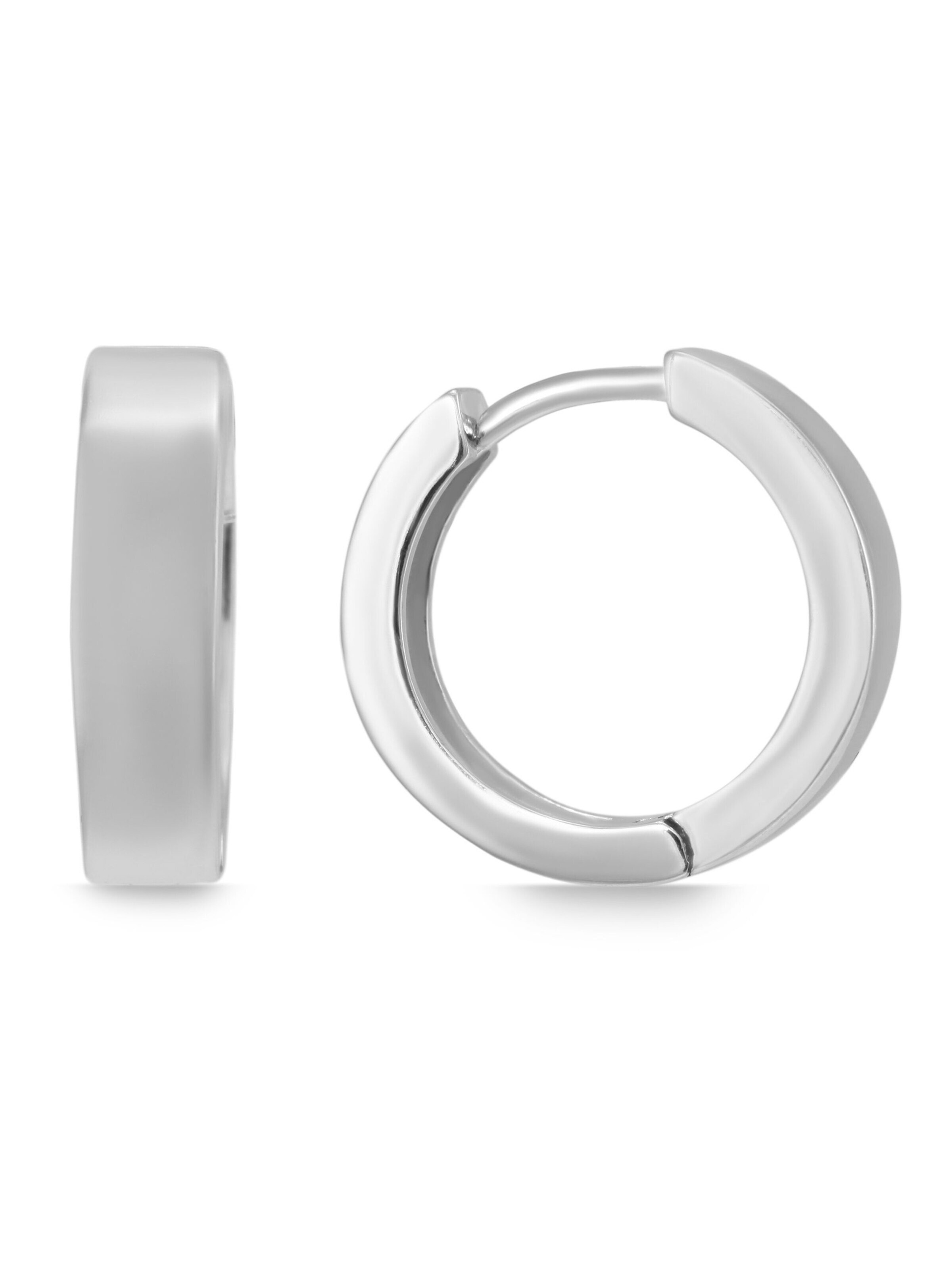 Akzent Earrings '"Maren" aus 925 Sterlingsilber, rhodiniert, langlebig' in Silver