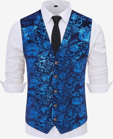 YOUTHUP Vest in Blue: front