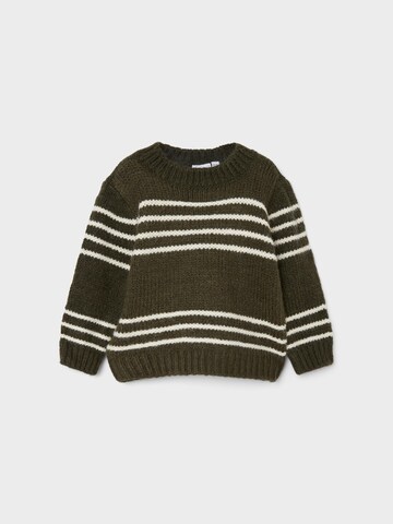 NAME IT - Pullover 'Lamikkel' em verde