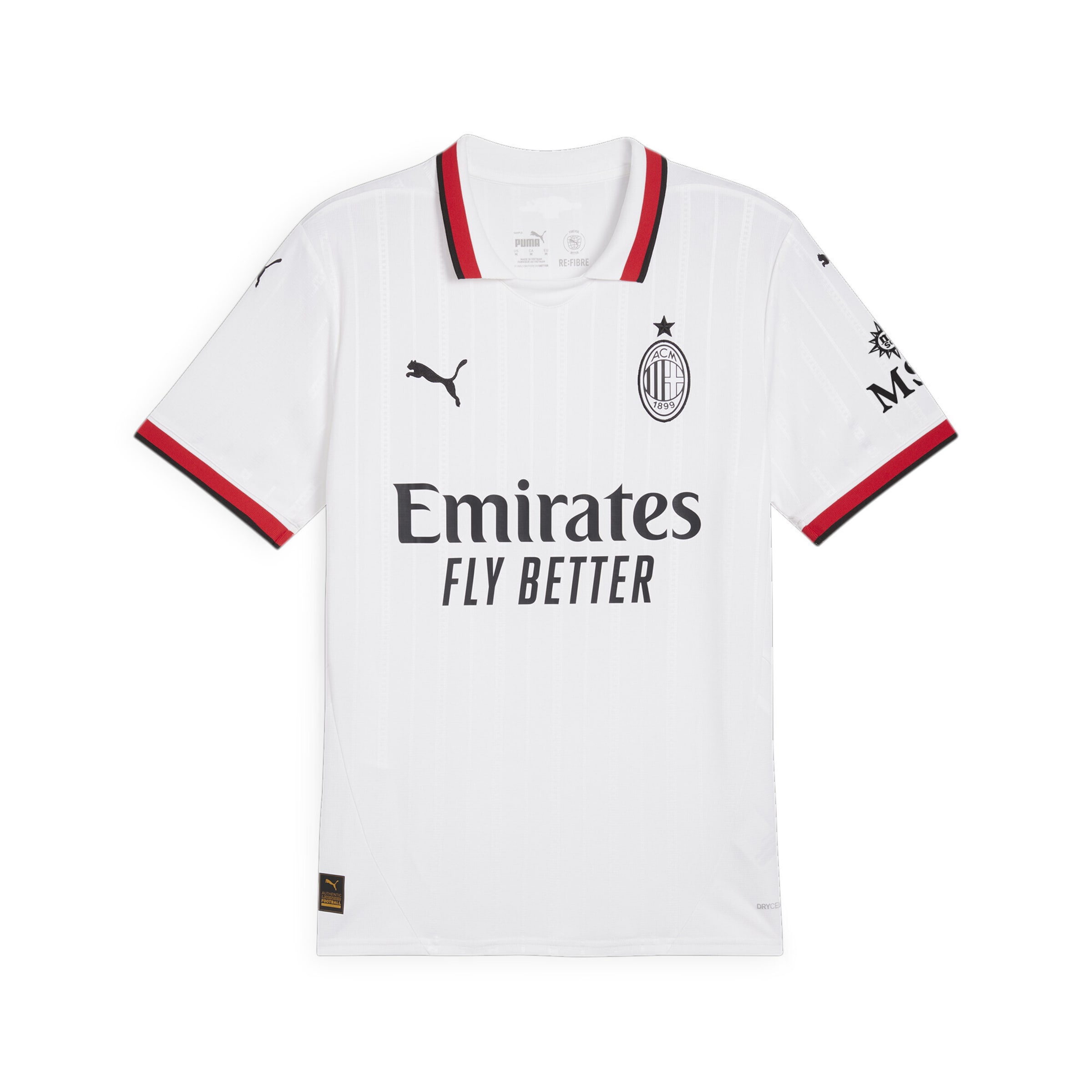 Maillot 'AC Milan 24/25' PUMA en blanc : devant