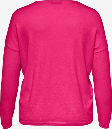 ONLY Carmakoma - Pullover 'Lella' em rosa