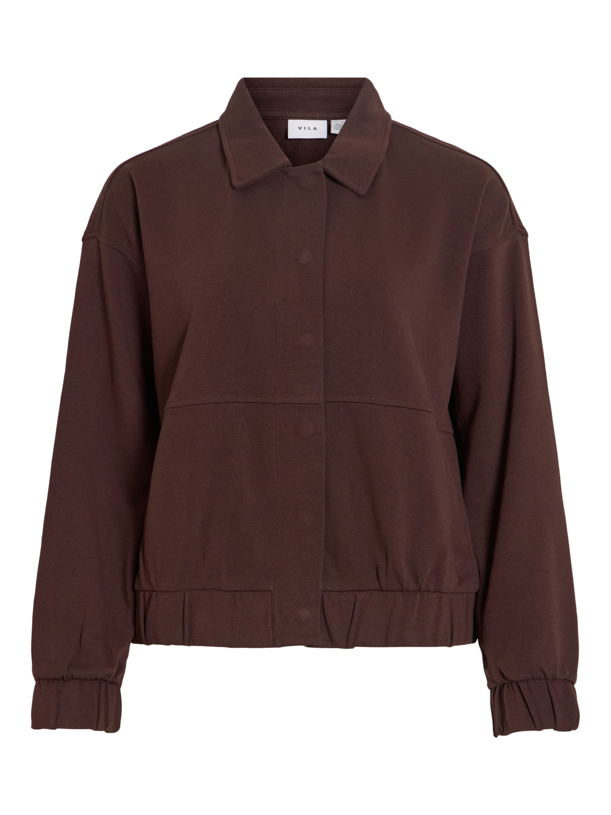 Veste mi-saison 'VIOdessia' VILA en marron : devant