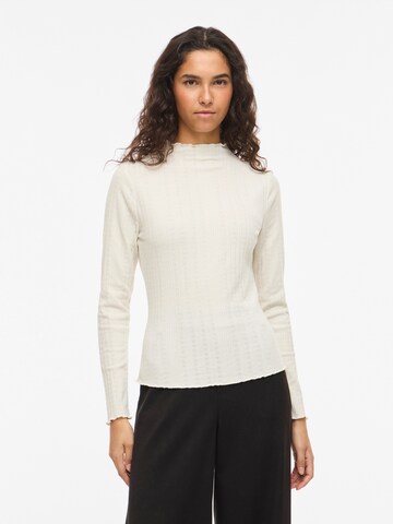 VILA Тениска 'VIBradie' в бежово: отпред