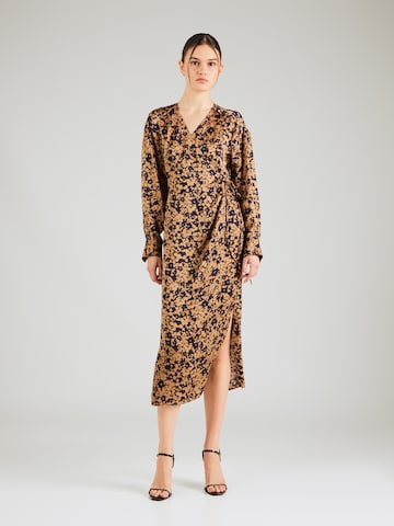 SECOND FEMALE Dress 'Vincent' in Brown: front