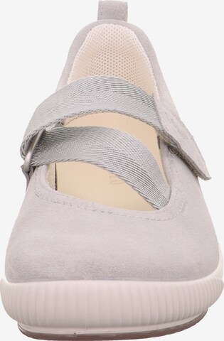 Legero Ballet Flats with Strap in Grey