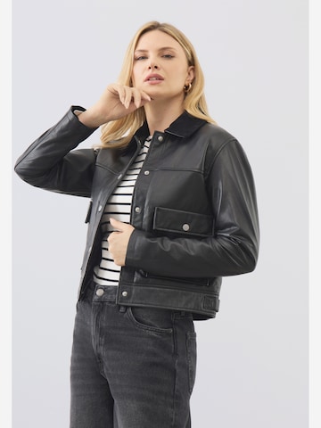 Veste mi-saison ' Caris Trucker ' Bolongaro Trevor en noir