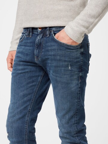 Coupe slim Jean 'Piers' TOM TAILOR DENIM en bleu