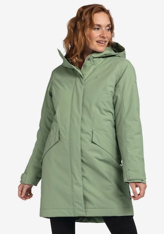 Schöffel Outdoor Jacket in Green: front