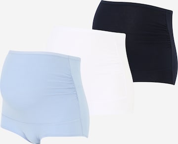 Lindex Maternity Boyshorts in Blue: front