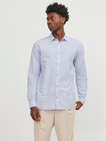 mėlyna JACK & JONES Standartinis modelis Marškiniai 'Summer': priekis