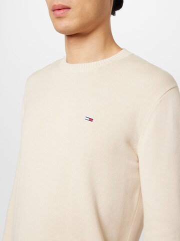 Pull-over 'Essential' Tommy Jeans en beige