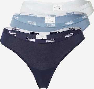 PUMA - Tanga en azul: frente