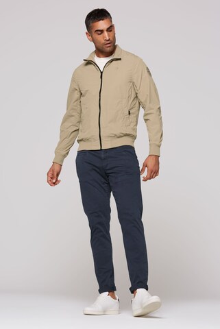 CMPD Nylon-Blouson mit Stehkragen in Braun