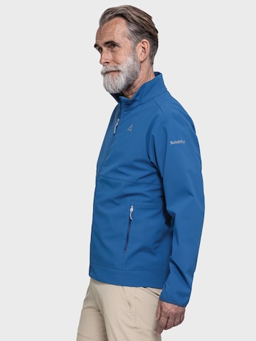 Schöffel Outdoorjas ' Hiking Softshell Jacke ' in Blauw