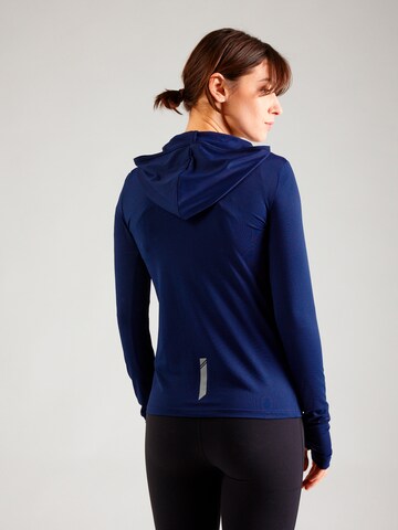 ONLY PLAY Athletic Zip-Up Hoodie 'MILA' in Blue