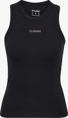 Hummel Top in Schwarz: Vorderseite