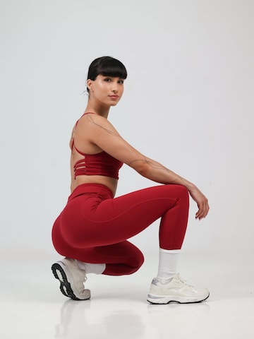 évasé Leggings 'Nova Leggings' neverover en rouge