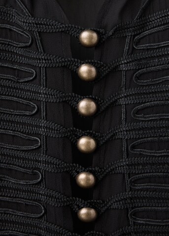 MANGO - Blusa 'CAYENNE' en negro
