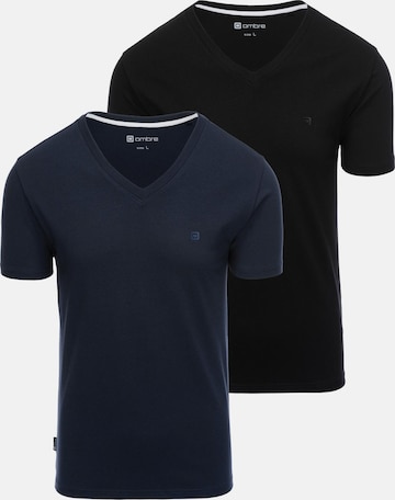 Ombre Shirt in Blau: Vorderseite