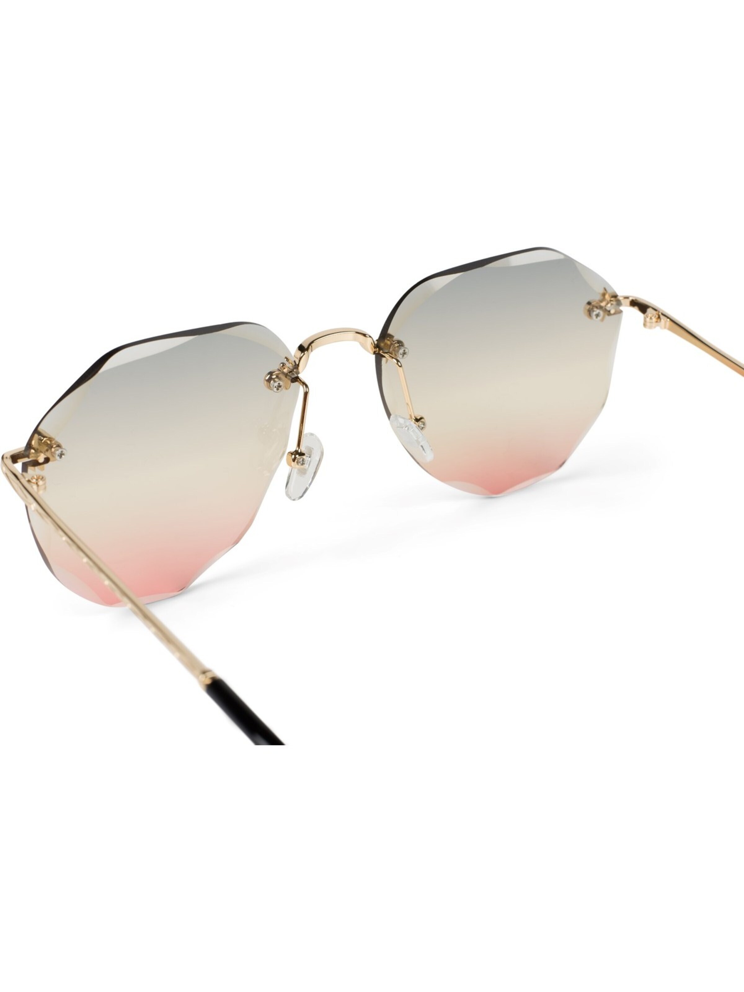 styleBREAKER Sonnenbrille 'Rahmenlose Piloten Sonnenbrille mit Diamant Schliff'‌‌‌‌‌‌‌‌‌‌ in Orange