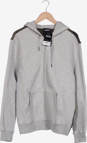 Desigual Sweatshirt & Zip-Up Hoodie in XL in Grey: front