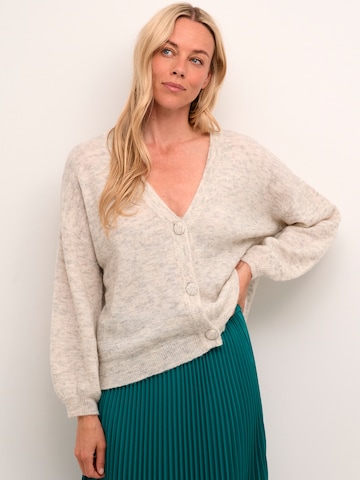 Cardigan 'Blu' Cream en gris : devant