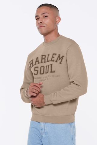 Harlem Soul Sweatshirt 'MA:TT' in Beige: Vorderseite