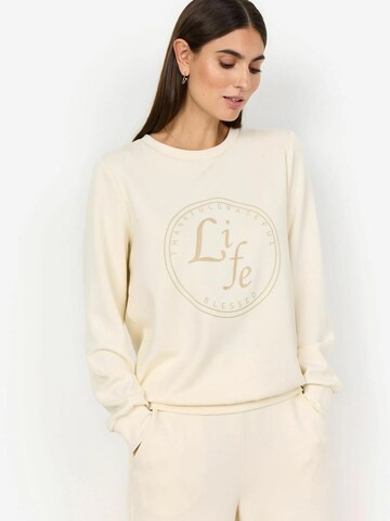 Pull-over ' BANU ' Soyaconcept en beige : devant