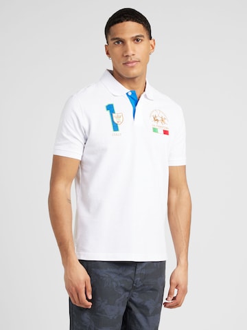 La Martina Poloshirt in Weiß: predná strana