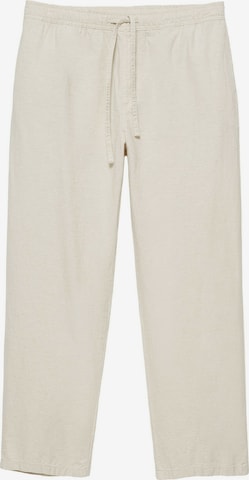 Pantaloni de la Pull&Bear pe bej: față