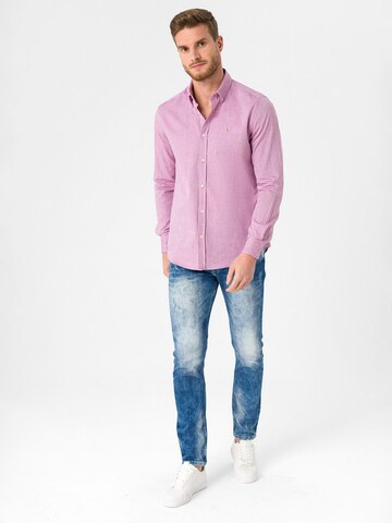 By Diess Collection Regular fit Button Up Shirt in Pink