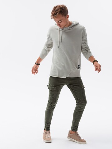 Sweat-shirt 'B1187' Ombre en gris