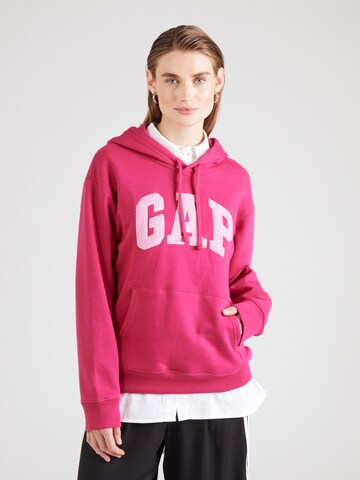 Sweat-shirt 'HERITAGE' GAP en rose : devant