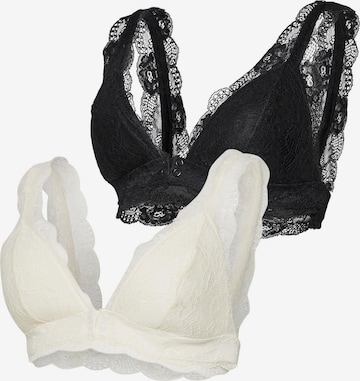 Triangle Soutien-gorge d’allaitement 'Senia' MAMALICIOUS en noir : devant