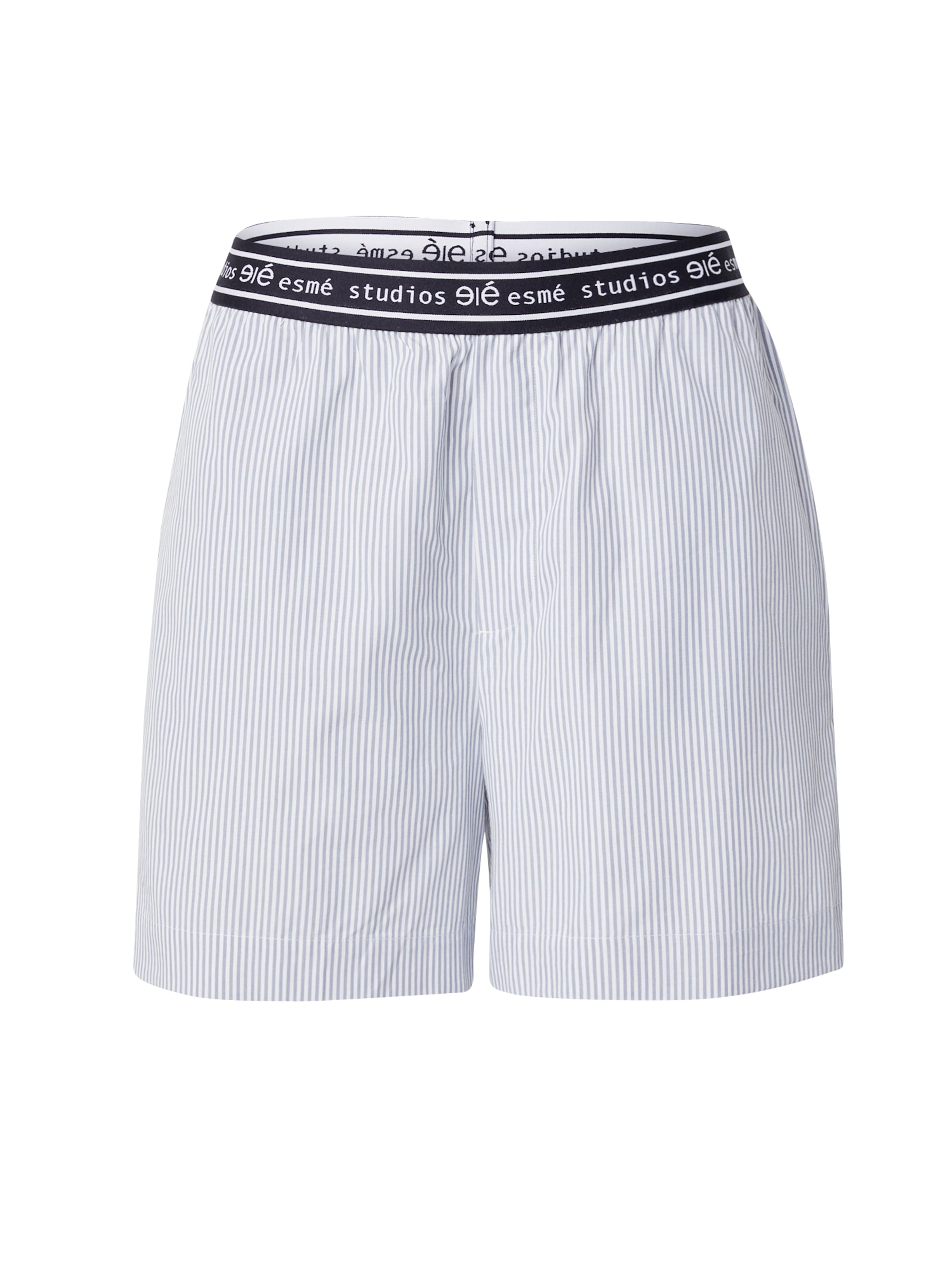 Esmé Studios Regular Shorts 'Ruby' in Blau: Vorderseite