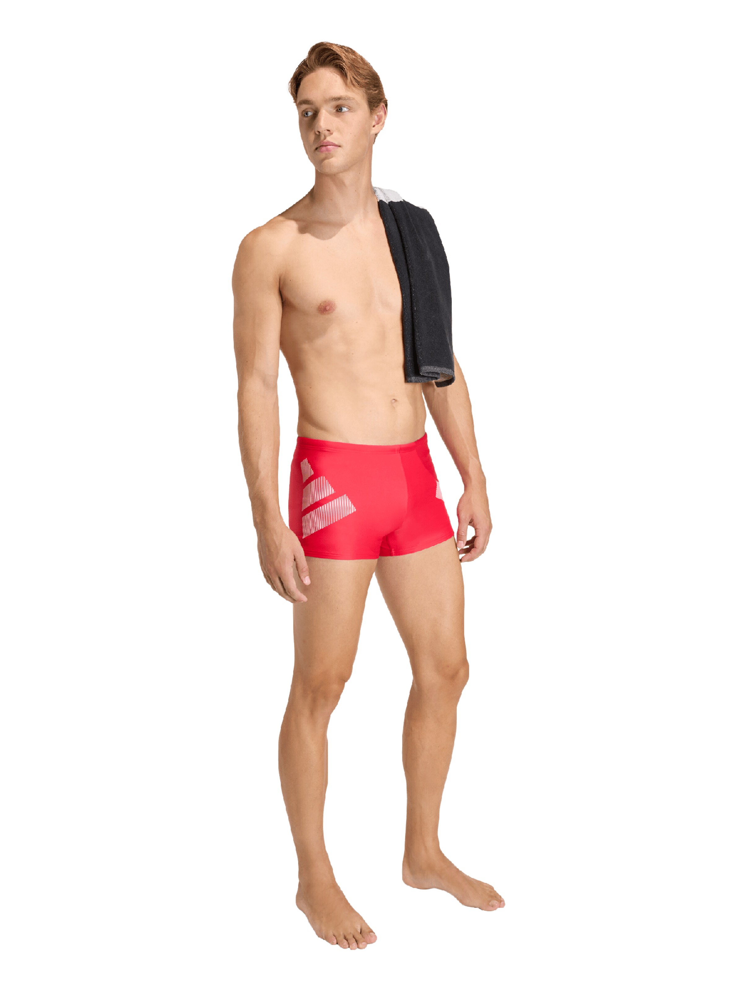 ADIDAS PERFORMANCE Sportbadeshorts 'BIG BARS' in Rot