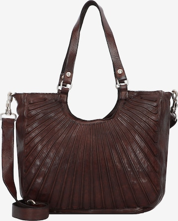 Campomaggi Shoulder Bag in Brown: front