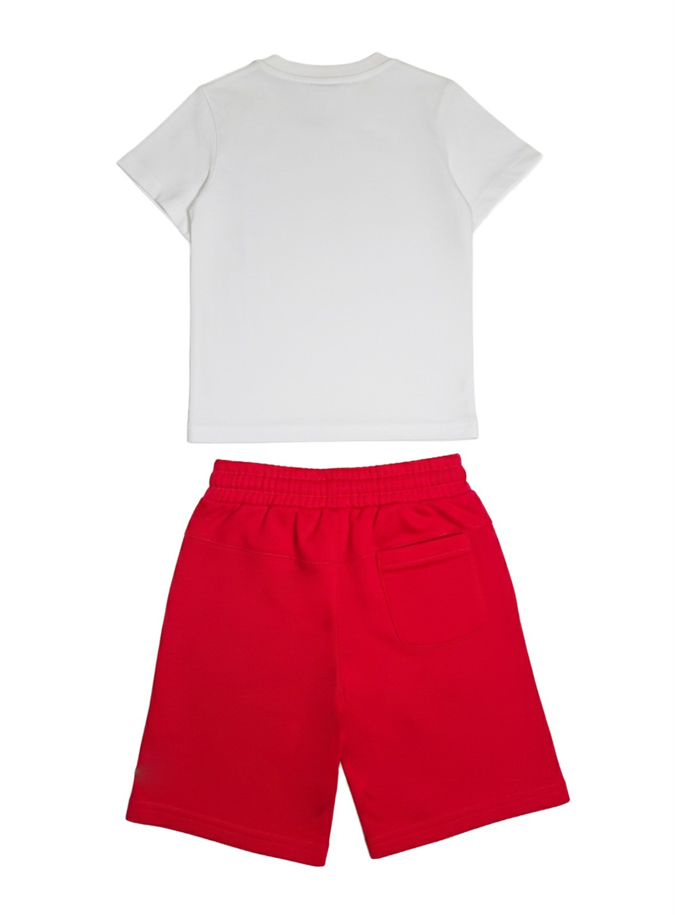 Set 'Completo bianco-rosso per bambino' di Jeckerson in bianco
