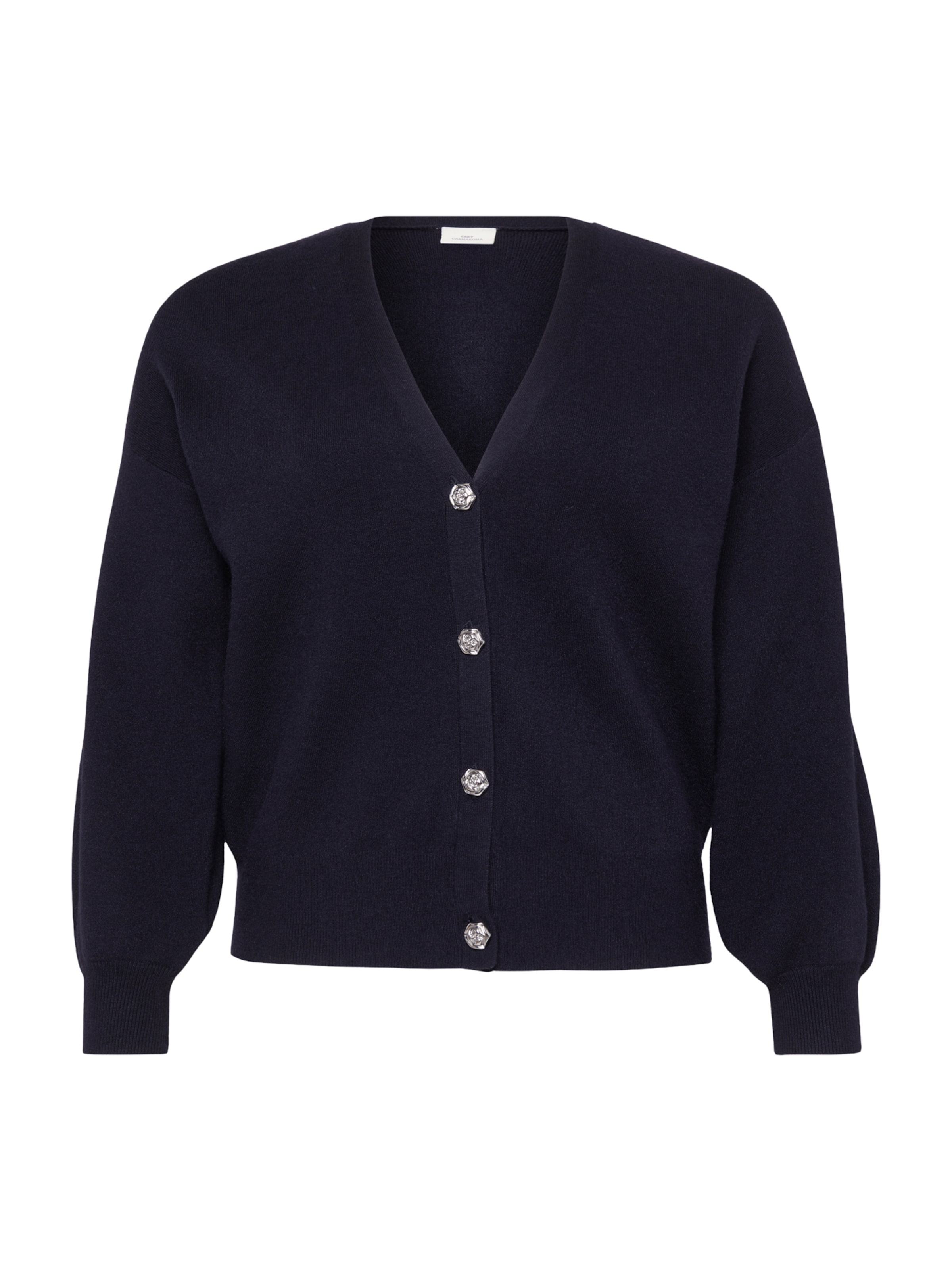 ONLY Carmakoma Πλεκτή ζακέτα 'CARIBI' σε μπλε: μπροστά