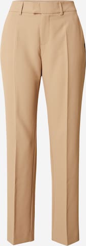 Pantaloni con piega frontale di MOS MOSH in beige: frontale