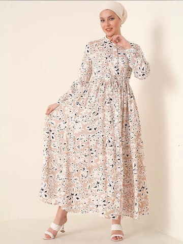 Bigdart Dress in Beige: front