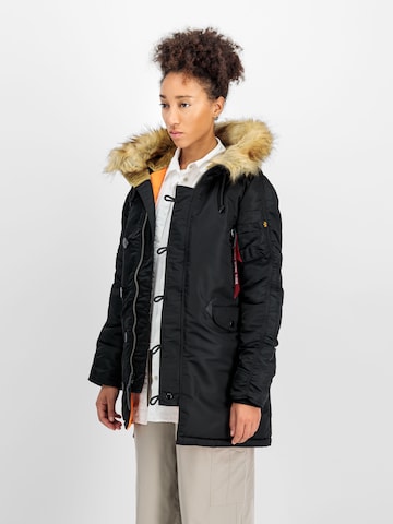 ALPHA INDUSTRIES Winter Jacket 'N3B VF 59' in Black