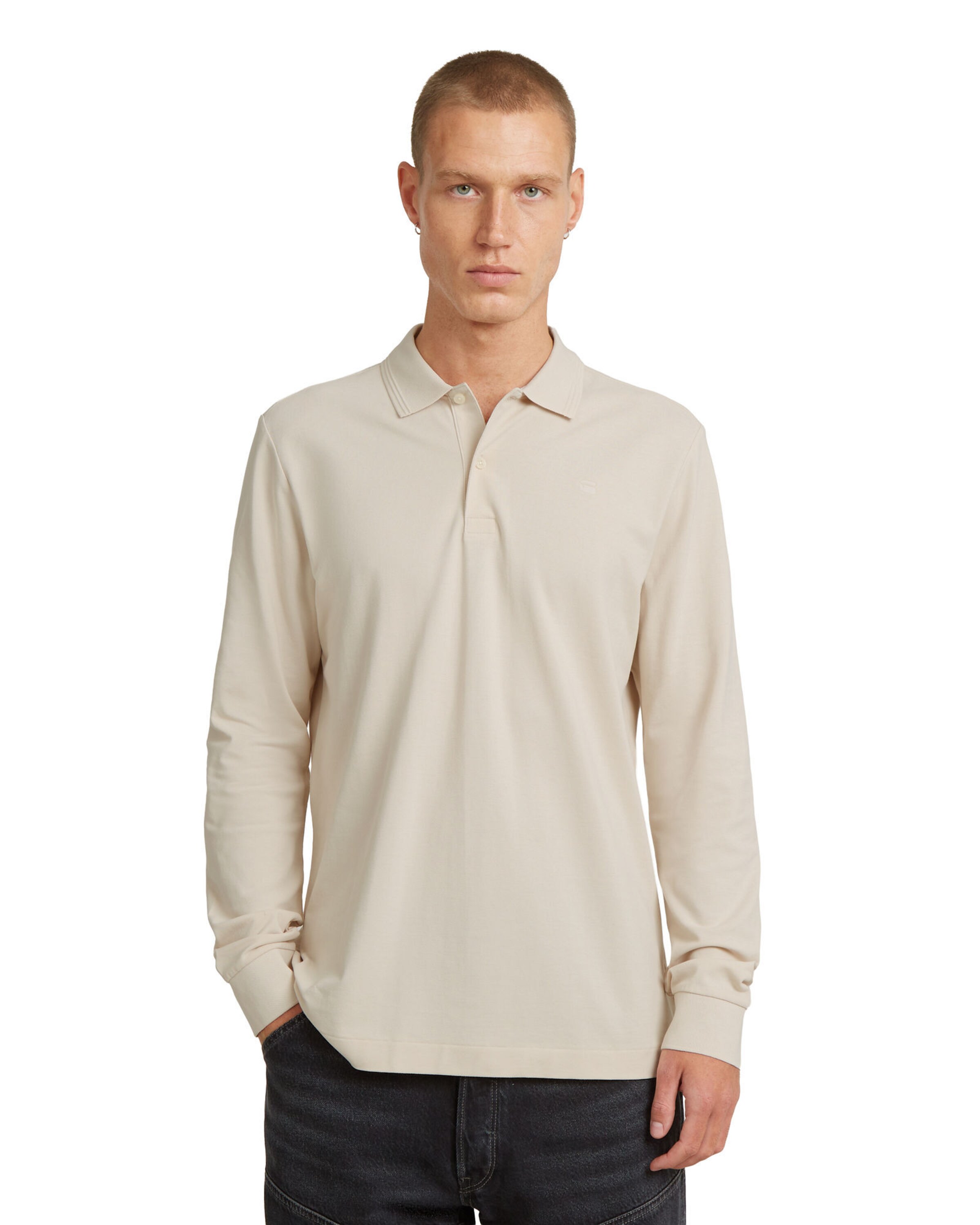 G-STAR Poloshirt 'Dunda' in Beige: Vorderseite