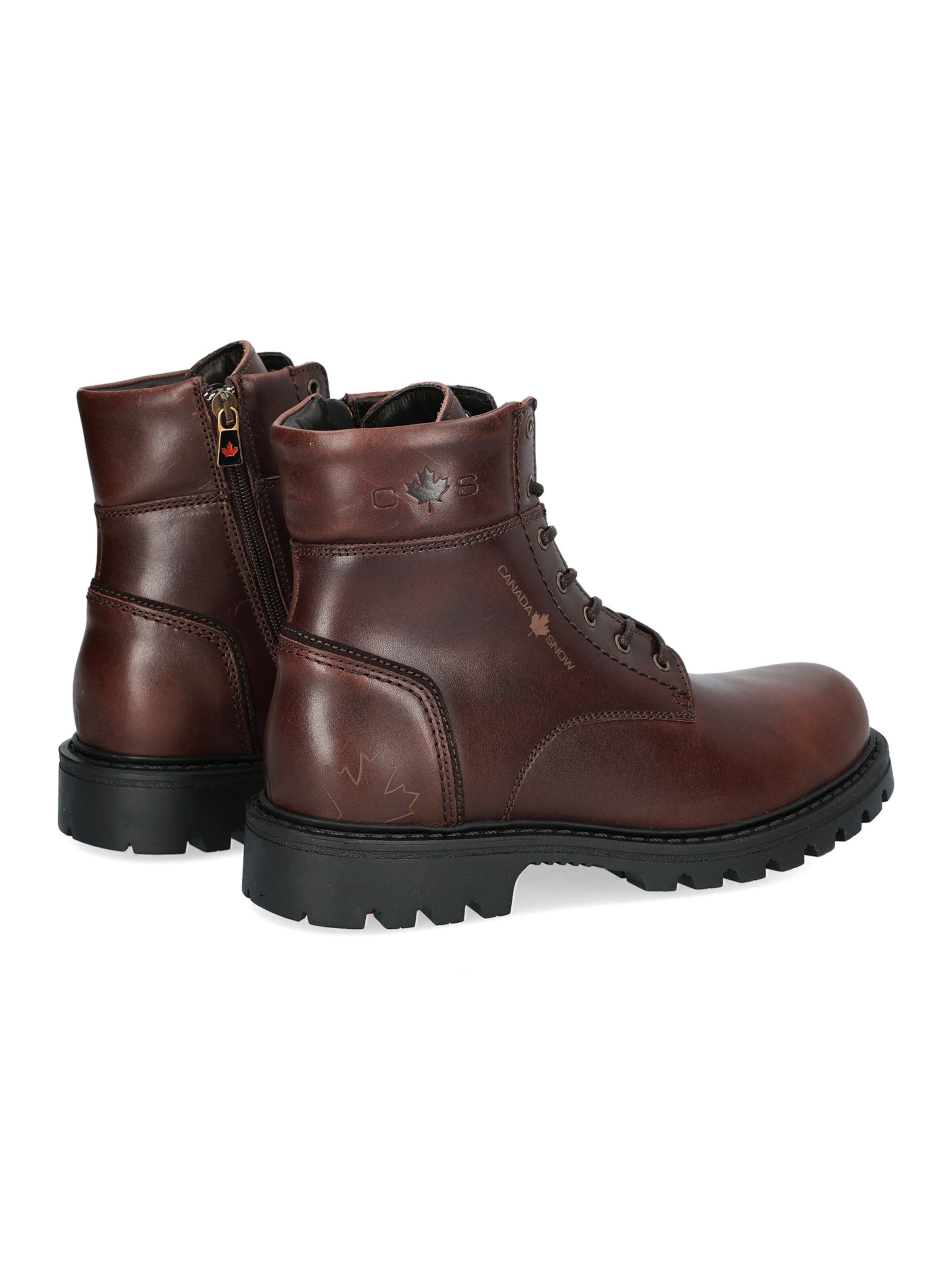 CANADA SNOW Lace-up boot 'NOEL' in Brown
