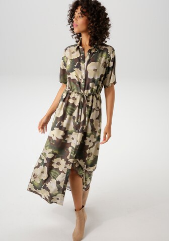 Aniston CASUAL Shirt Dress in Mixed colors: front