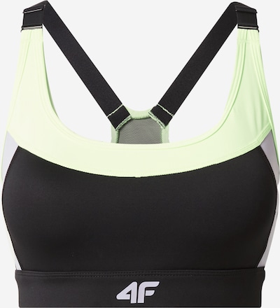 4F Sports Bra in Grey / Light green / Black, Item view