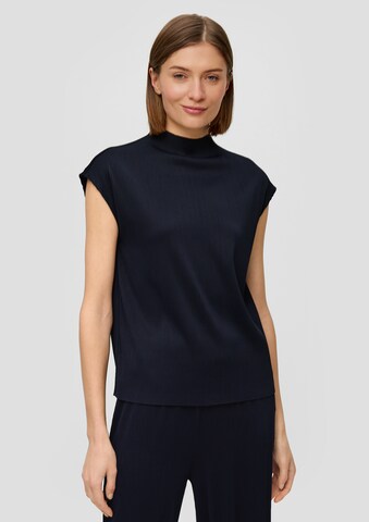 T-shirt s.Oliver BLACK LABEL en bleu : devant